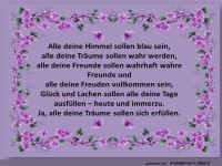 Alle deine Himmel sollen blau sein