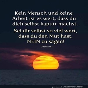 herz-Bild: Sag NEIN zum Stress!