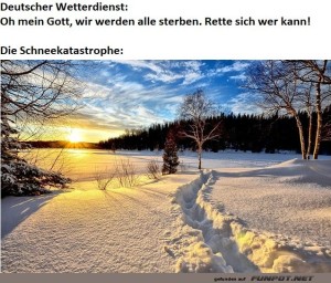 fun-Bild: Wintersturm oder ein winterliches Wunderland?