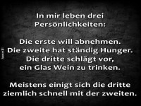 Die dreifache Verhandlung um Wein und Di�ten