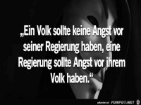 Ein Volk sollte keine Angst haben