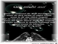gib nicht auf