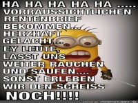Herzhaft gelacht