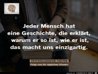 Jeder Mensch hat eine Geschichte