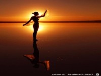 Abenddämmerung am Meer