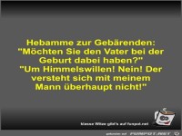 Hebamme zur Geb�renden