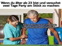 Zwei Tage Party
