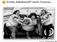 Erster M�delstreff nach Corona