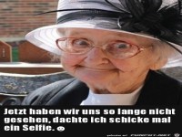 Ich schicke mal ein Selfie
