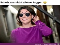 Nicht alleine gejoggt
