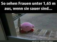 Lustiges Meme mit Kirby und Messer