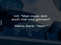 Wenn die Bank Nein sagt