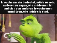 Mdigkeit: Der geheime Erwachsenencode