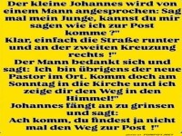 Verirrt auf dem Weg zur Post!