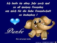 Danke fuer die Freundschaft