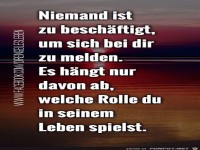 Niemand ist zu beschäftigt