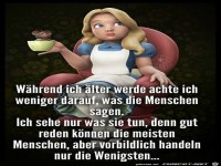 Waehrend ich aelter werde