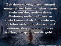 Geh deinen Weg