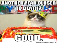 Ein weiteres Jahr n�her am Tod