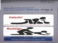 Aktuelle Informationen zum Coronavirus beim Sex