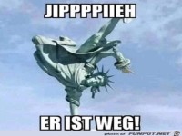 er ist weg