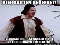 Biergarten ge�ffnet