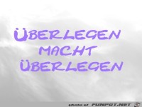 Überlegen