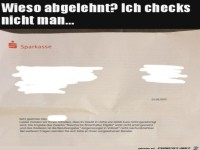 Warum wohl abgelehnt