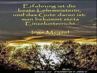 Erfahrung ist die beste Lehrmeisterin