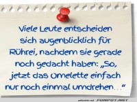 Sich f�r R�hrei entscheiden