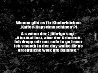 Kinderk�chen und Kaffee-Kapselmaschinen