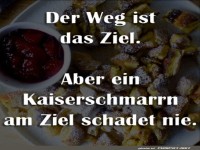 Genussvoller Weg mit Kaiserschmarrn
