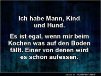 Familienhumor: Essen fllt