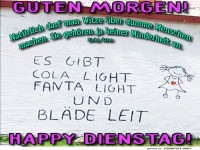 Humorvoller Dienstag-Gru mit Wortspiel