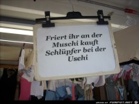 ein wirklich netter Werbeslogan!