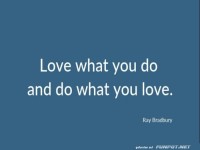 liebe was du tust und tu was du liebst