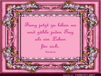 Fang jetzt zu leben an