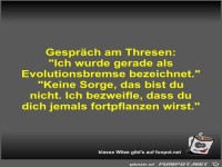 Gespr�ch am Thresen