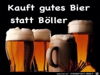 Bier statt B�ller
