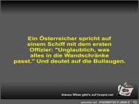 Ein sterreicher spricht auf einem Schiff mit dem ersten...