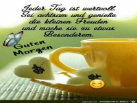 Jeder Tag ist wertvoll