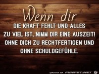 Wenn dir die Kraft fehlt