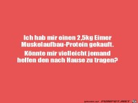 Muskeln mssen erst noch aufgebaut werden