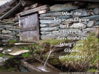 Wer die kleinen Dinge im Leben schätzt