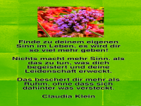 finde zu deinem eigenen sinn