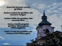 gott ist immer noch grer