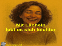 Mit Lcheln lebt es sich leichter