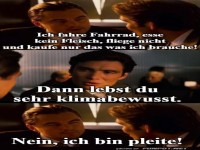 Klimabewusst oder einfach pleite?