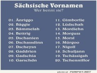 S�chsische Vornamen: Einzigartig und unverkennbar!