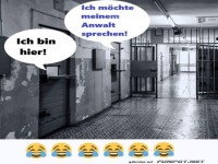 Anwalt im Zellenblock gesucht!